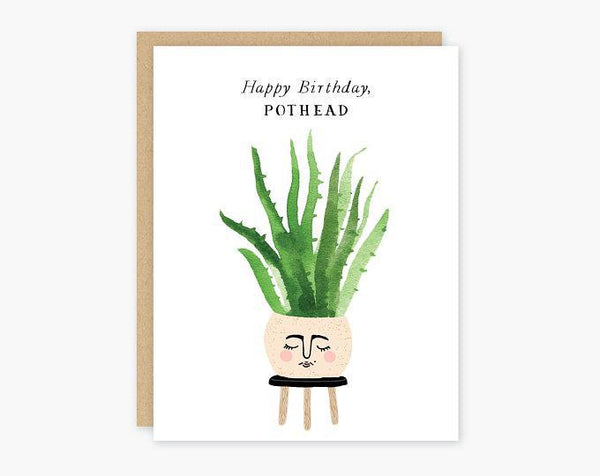 Pothead Birthday Card