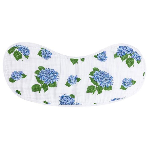Hydrangea 2-in-1 Burp Cloth and Bib