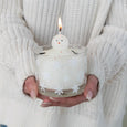 Melting Snowman Candle