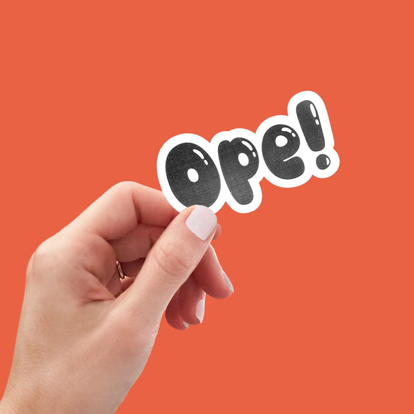 Ope! Sticker