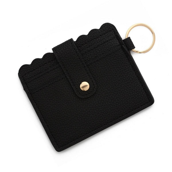 Multi-Card Wallet with Keychain and Coin Pocket