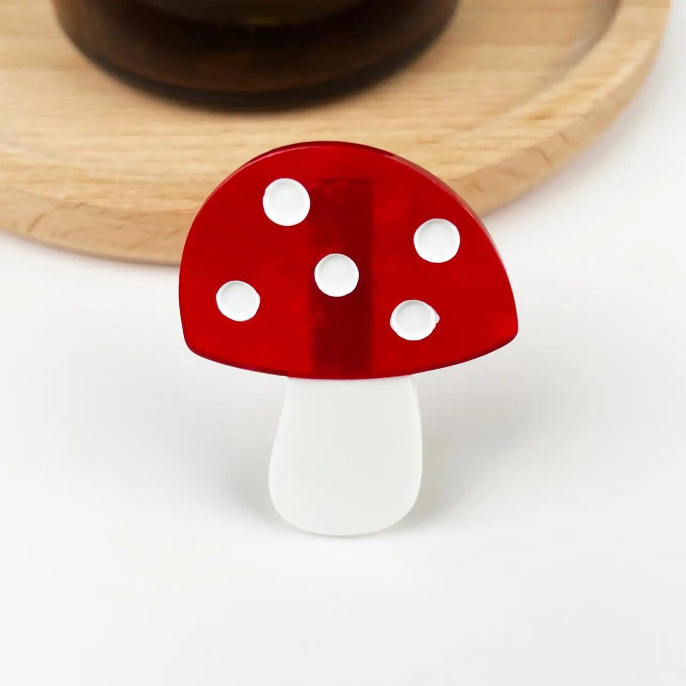 Mushroom Hair Clip