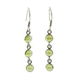Peridot Sterling Silver Dangling Earrings