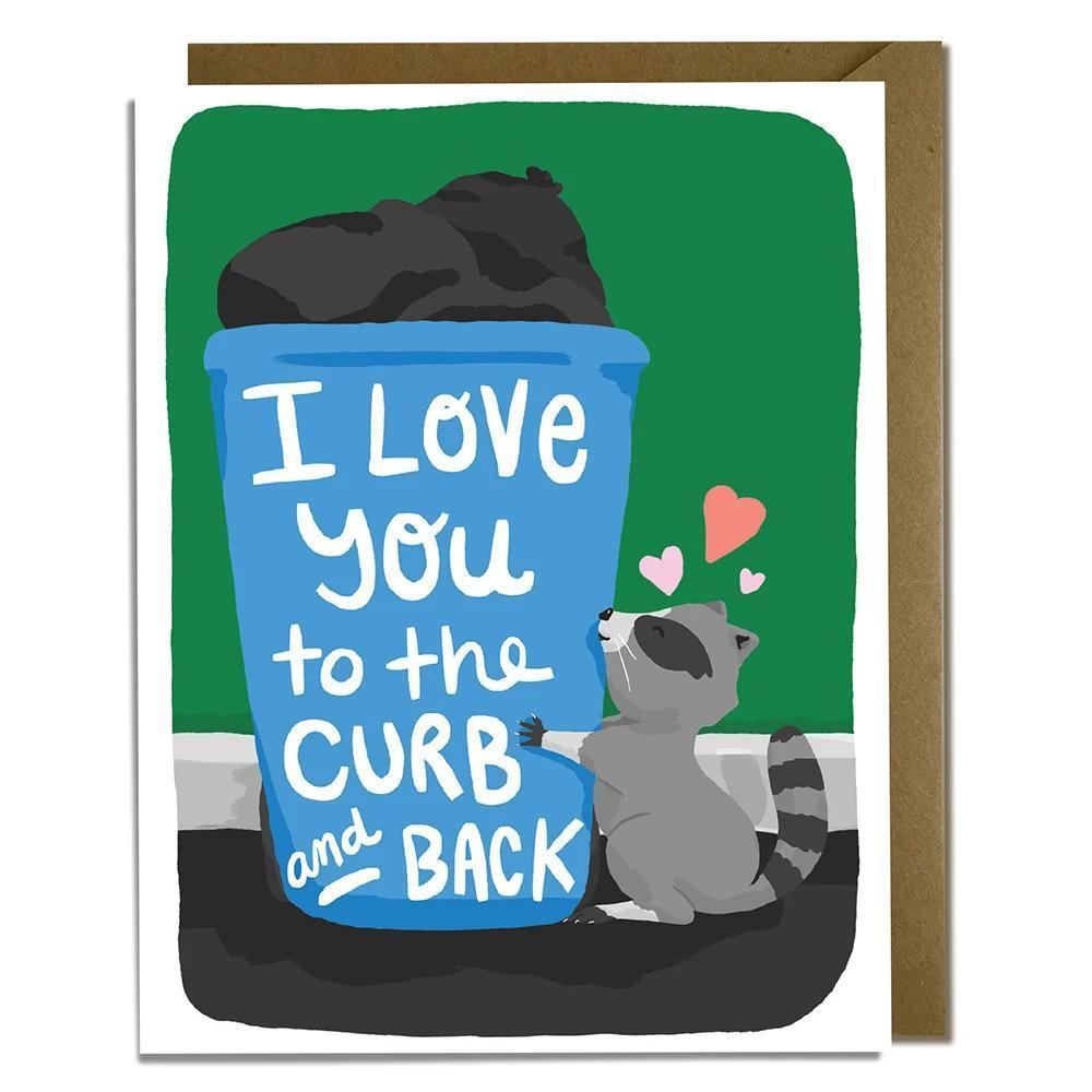 Raccoon Trash Love & Valentine Card