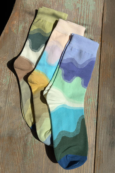 Morandi Color Gradient Lightweight Socks (Multiple Colors!)