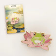 Frog and Lily Pad Pin