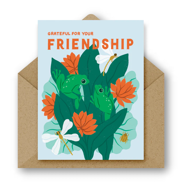 Frog Friendship Greeting Card