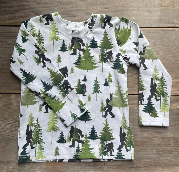 Children's Bigfoot Long Sleeve Shirt
