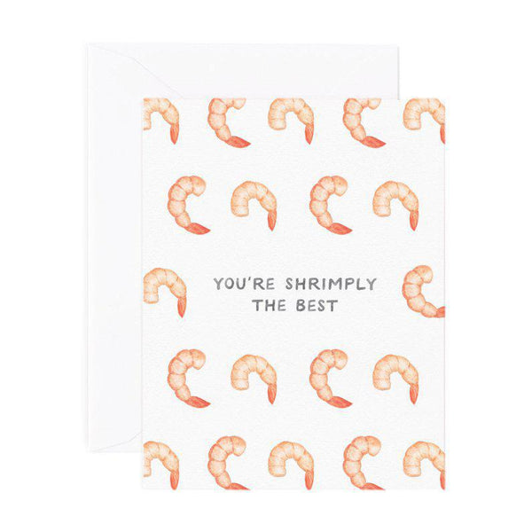 Shrimply The Best Friendship Card