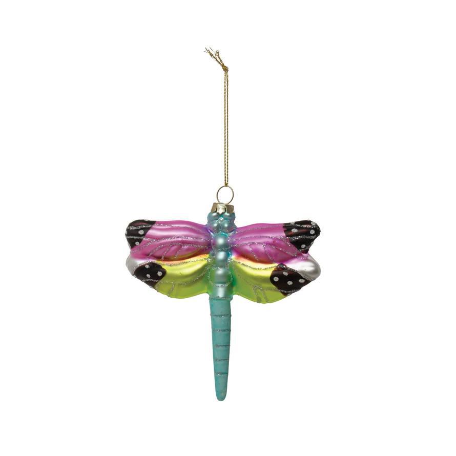 Glass Dragonfly Ornament