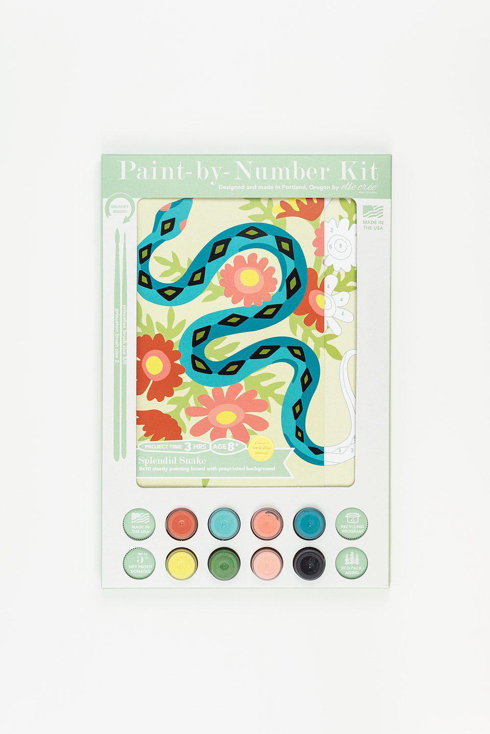 Splendid Snake Paint-by-Number Kit