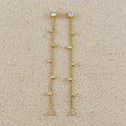 18k Gold Filled Scattered CZ Dangling Earrings