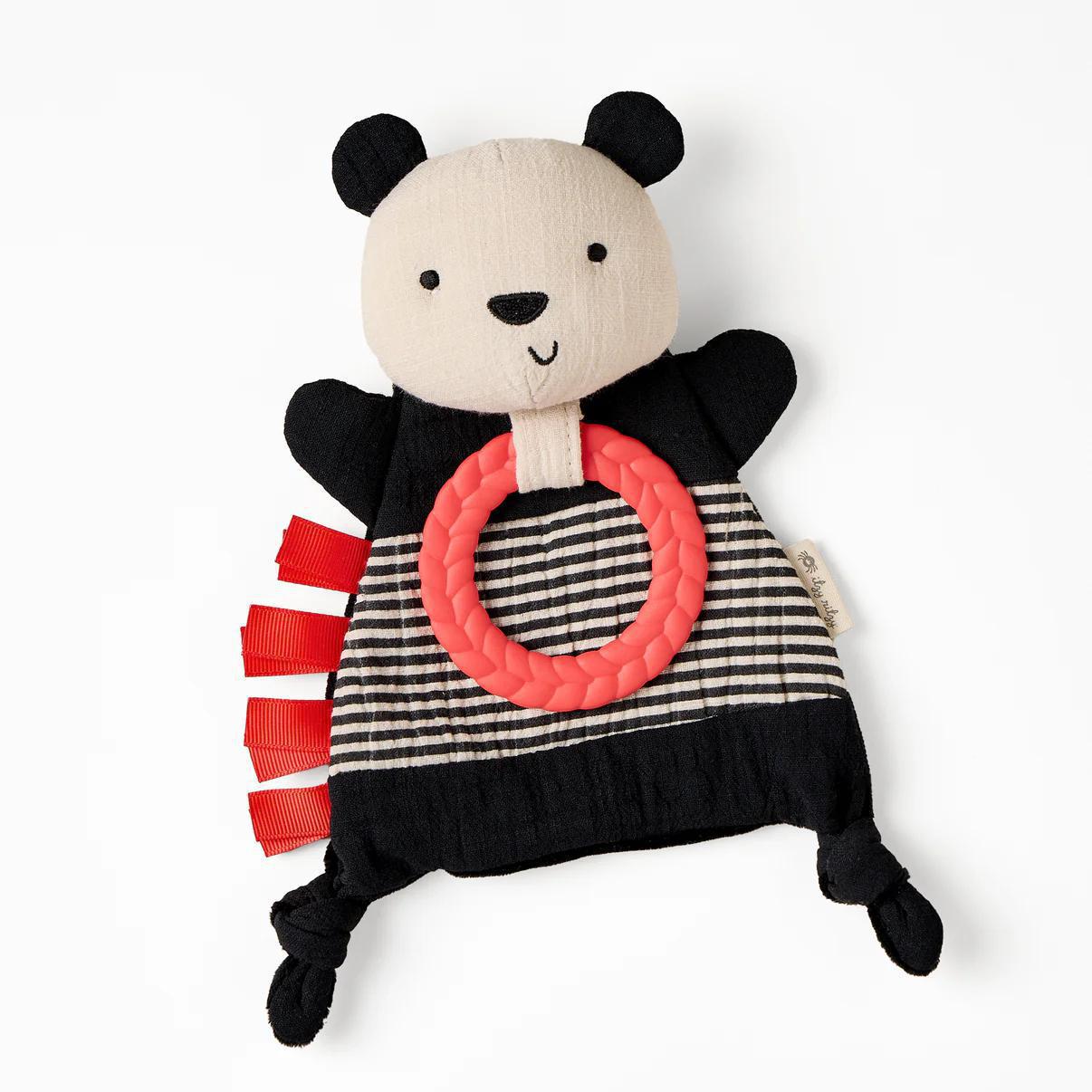 Crinkle Sensory Toy With Teether