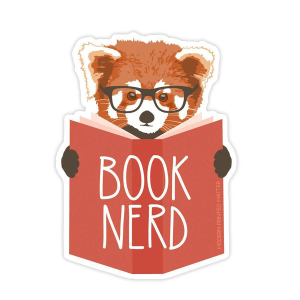 Book Nerd Sticker