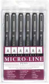 Studio Series Micro-Line Pen Set of 6