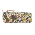 Forest Flowers on White Pencil Pouch