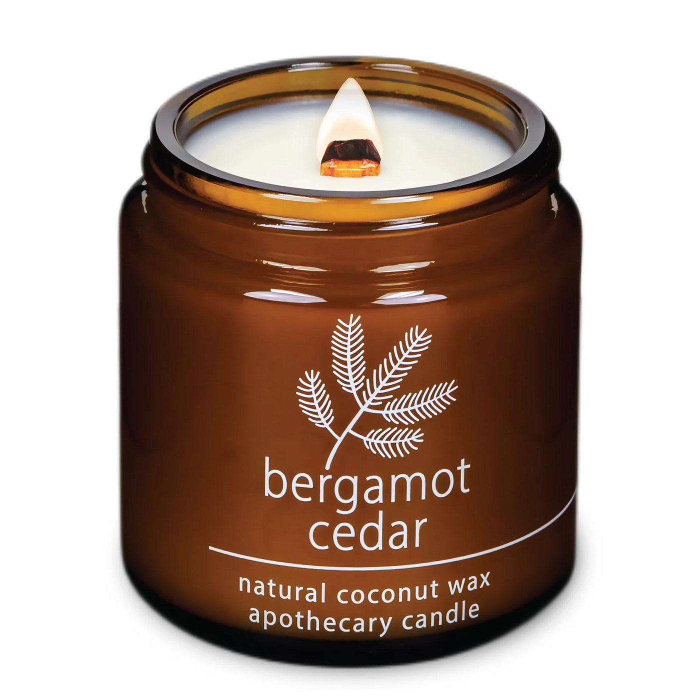 Bergamot Cedar 4oz Woodwick Candle