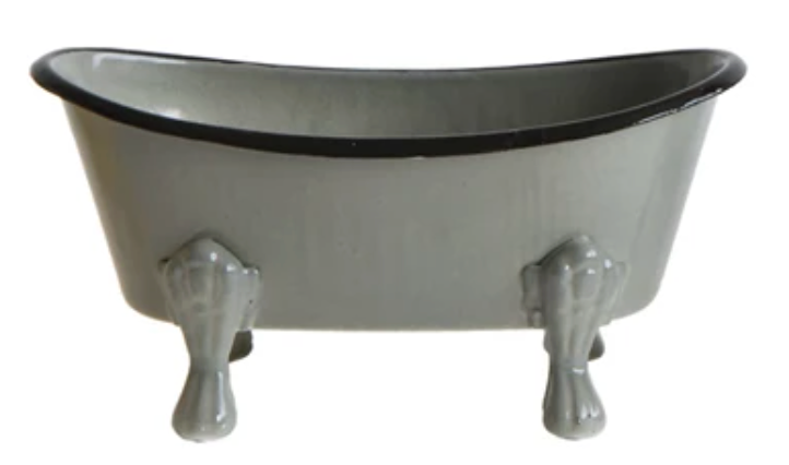 Black Rim Tub Soap Dish (4 colors!)