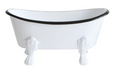 Black Rim Tub Soap Dish (4 colors!)