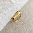 Gold Fill Bubble Top Ring