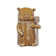 Bear Honey Jar w/ Wood Honey Dipper, Set of 2