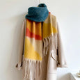 Colorblock Winter Scarf