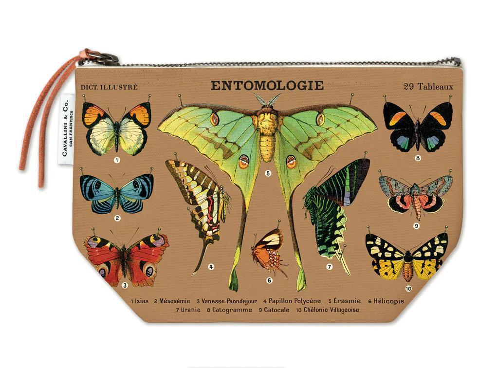 Entomology Vintage Pouch