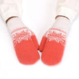 Winter Warm Knitted Plush Mittens