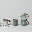 Stoneware Mushroom-Handled Mug