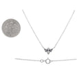 Sterling Silver Tiny Bee Necklace
