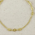 18K Gold Filled Saturn Bracelet