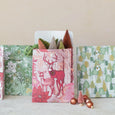 Paper Gift Bag with Holiday Pattern