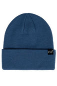 Solid Cuff Beanie Hat (Multiple Colors)