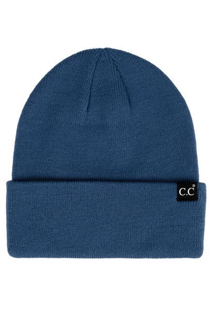Solid Cuff Beanie Hat (Multiple Colors)