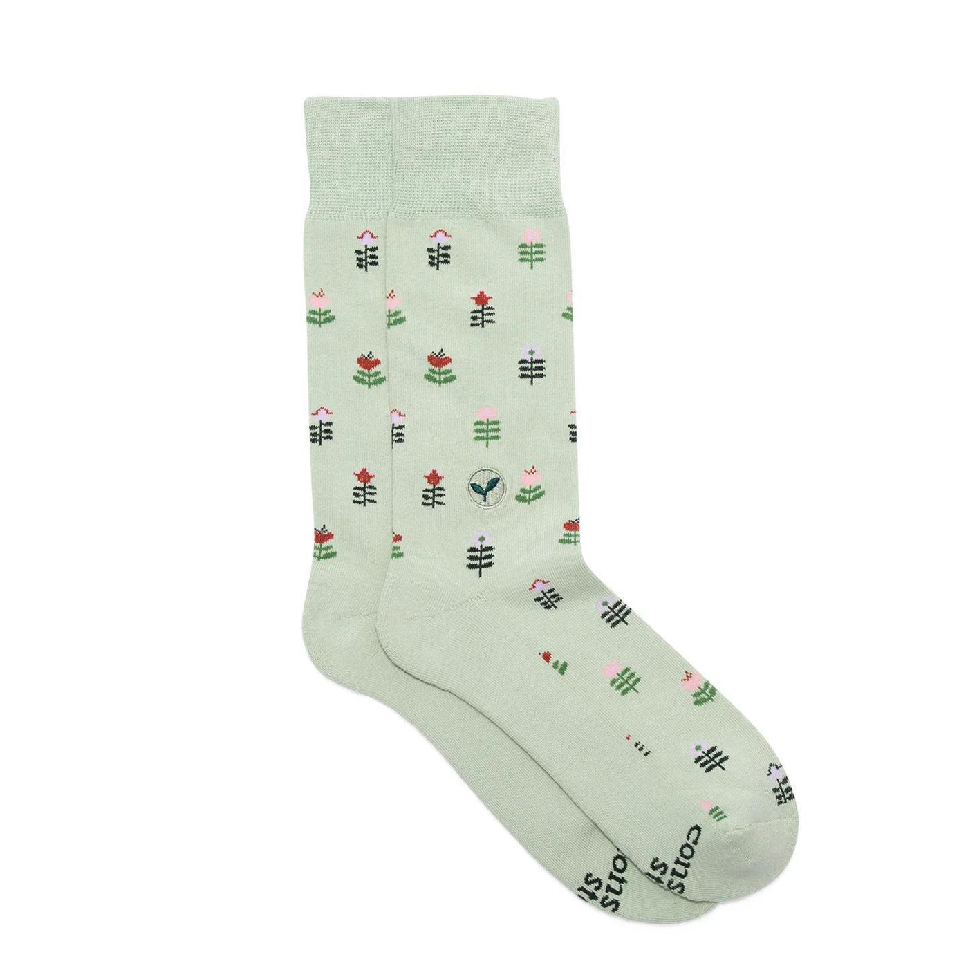 Green Tulips- Socks that Plant Trees