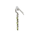 Peridot Sterling Silver Dangling Earrings