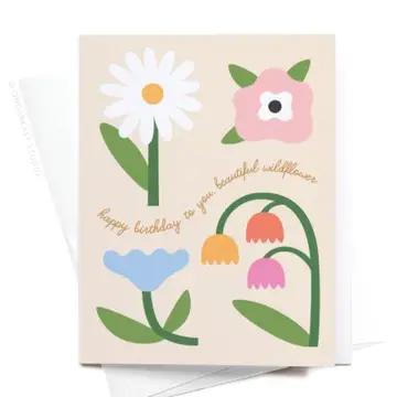 Happy Birthday to You Beautiful Wildflower Card