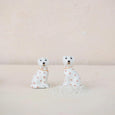 Ceramic Dog Shaped Salt and Pepper Shakers