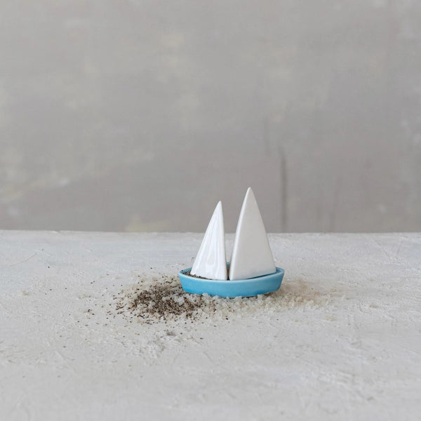 Sail Boat Salt and Pepper Shakers