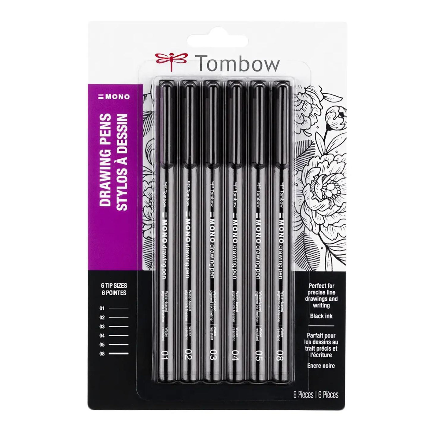 Mono Drawing Pens - 6-Pack