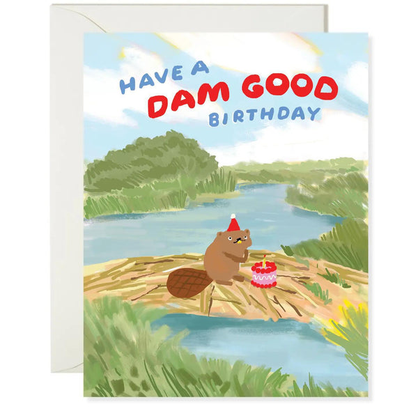 Beaver Birthday Card