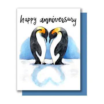 Happy Anniversary Penguins Card