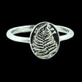 Sterling Silver Fern Leaf Ring