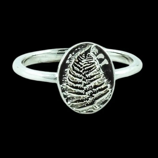 Sterling Silver Fern Leaf Ring