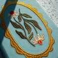 Daisy Frame Hardbound Embroidered Notebook