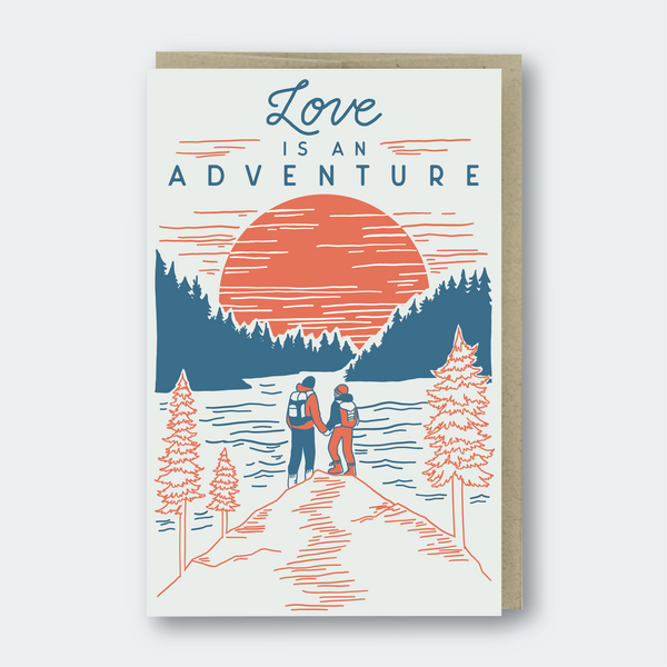 Love is an Adventure Card