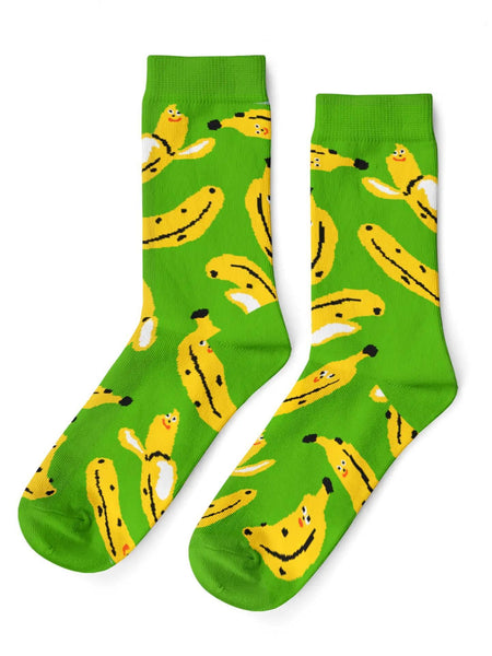 Banana Large Crew Sock