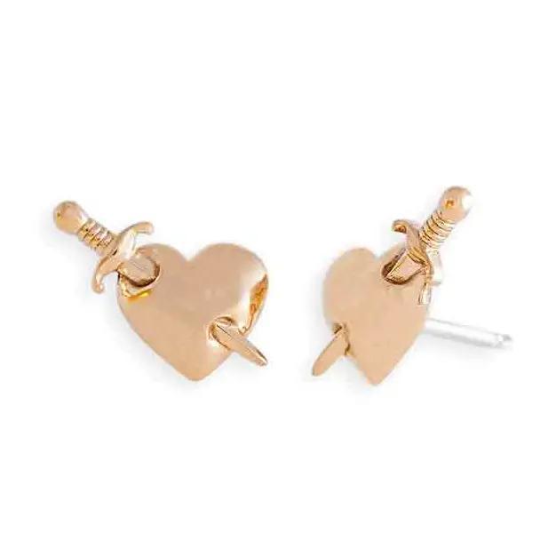 Sword And Heart Earrings
