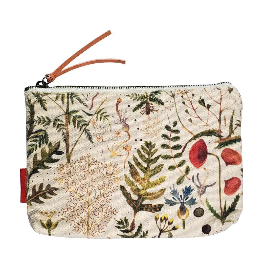 Greens and Flowers Pouch