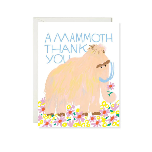 Mammoth Thank You Card
